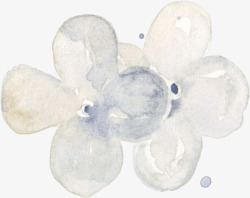 优雅水彩浪漫蓝色花卉花环边框来源自购蓝色花卉花环边素材