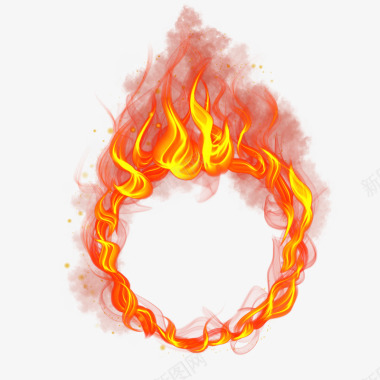 唯美梦幻唯美火焰火焰特效透明合集下载系列火焰特图标