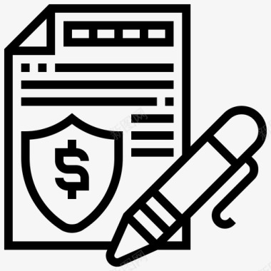 英文收据授权收据付款行图标
