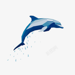 水彩手绘童话海洋鲸鱼卡通装饰PS透明高清39水彩手素材