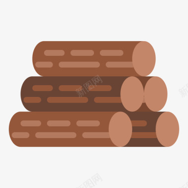 柴火烟熏柴火农场89平房图标