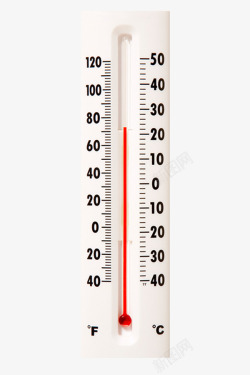 透明温度计体温计测量温度素材