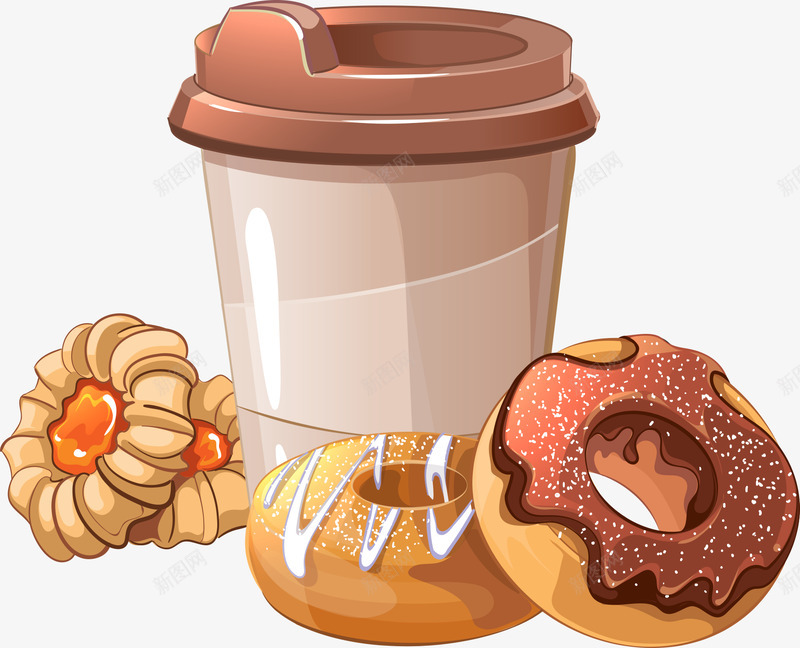 甜甜圈咖啡饼干蔬菜水果食物png免抠素材_88icon https://88icon.com 甜甜圈 咖啡 饼干 蔬菜水果 食物