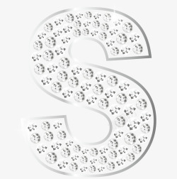 闪耀钻石英文字母符号装饰图案AI矢量29闪耀钻石英素材