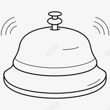 接待铃酒店餐厅图标