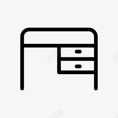 家具饰品家具书桌桌面图标