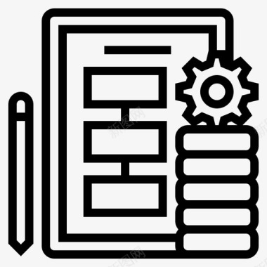 展览模型业务模型业务管理业务计划图标