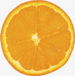水果橙色切片透明其他素材