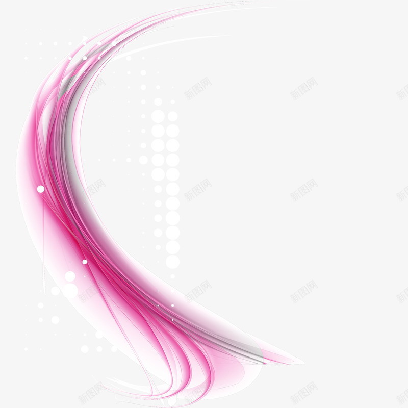 玫红色动感幻彩曲线矢量图png免抠素材_88icon https://88icon.com 漂浮 壁纸 动感 幻彩 曲线 矢量图