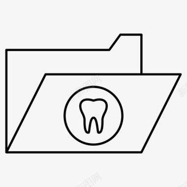 牙齿图标医疗牙科牙医图标