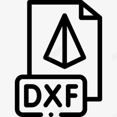 山3DDxf文件3d打印62线性图标