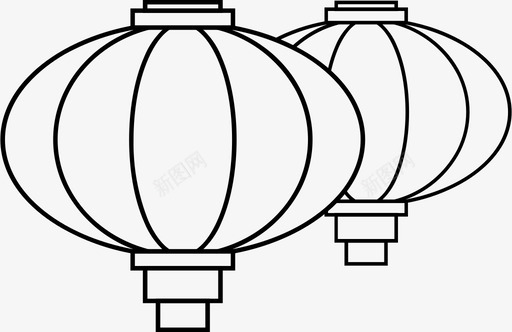 灯笼墨迹灯笼1图标