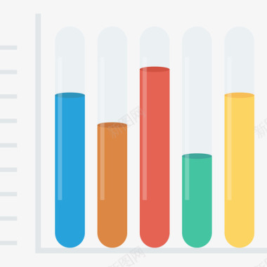 矢量数据分析条形图数据分析36扁平图标