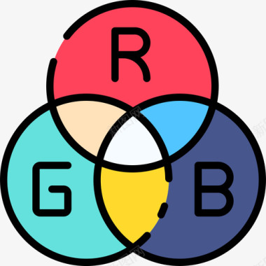 RGBRgb设计168线性颜色图标