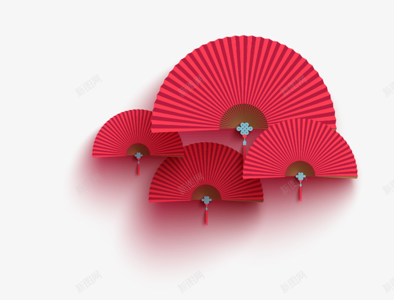 元旦节日红色折扇png免抠素材_88icon https://88icon.com 传统节日 元旦 卡通樱花红色扇子 扇子 折扇 淘宝 红色 节日