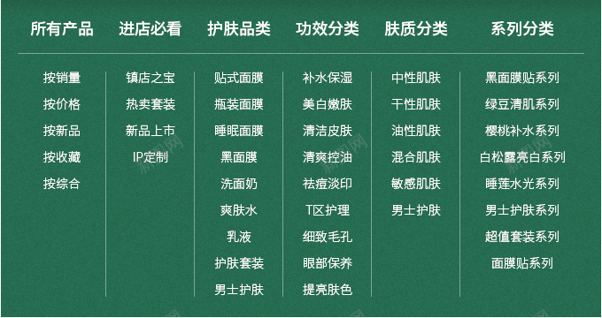 smart图弹出所有分类电商PC端页面切片图图标