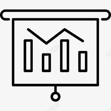 信息分析表会议分析图表图标