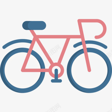 自行车日常用品6平板图标