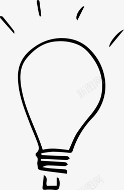 灯泡家用电器创意图标