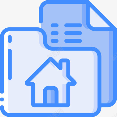 MP4文件文件夹文件和文件夹操作4蓝色图标