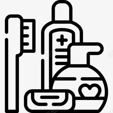 夏令营总动员巴斯夏令营26线性图标