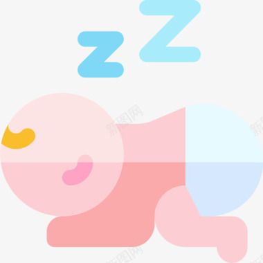 婴儿推车睡觉instagram重点报道婴儿3扁平图标