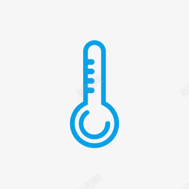 婴儿温度计组件库温度计图标