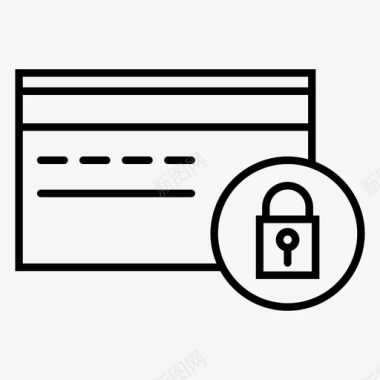 安全支付信用卡保护图标