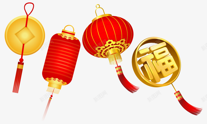 新年春节灯笼福字春节新年年货节元宵节喜庆png免抠素材_88icon https://88icon.com 新年 年春节 灯笼 福字 春节 年货 元宵节 喜庆