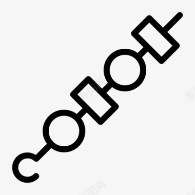 火炉烤肉烧烤烤肉牛排图标