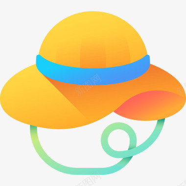 帽子帽子instagram亮点故事旅行3彩色图标