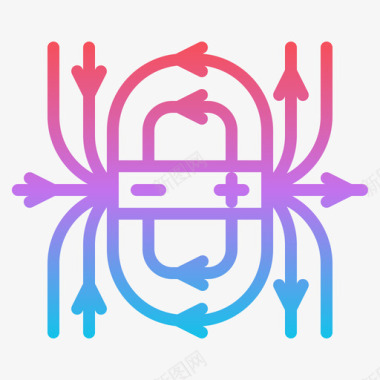 磁性磁性科学157梯度图标