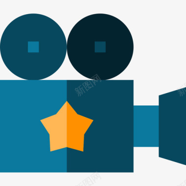 视频阅兵式36平坦图标