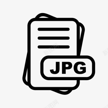 jpg文件扩展名文件格式文件类型集合图标包图标