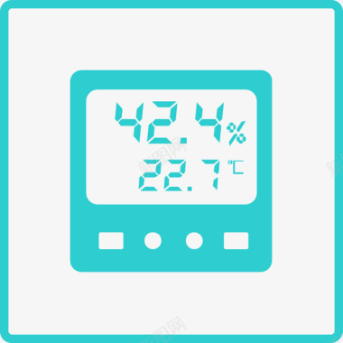 低电量报警温湿度报警器图标