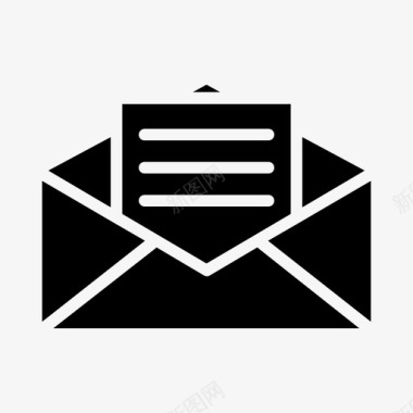 电子邮件客户端电子邮件信封收件箱图标