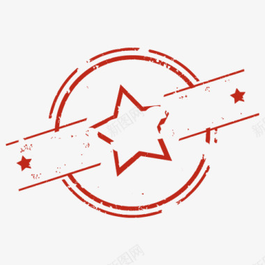 复古路灯印章印戳邮戳复古标签常用小图标图标