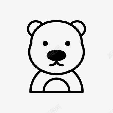 熊熊可爱北极熊图标