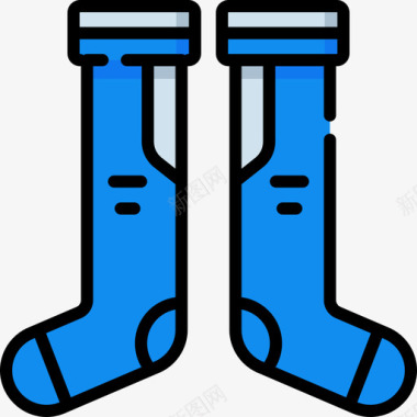 保暖袜子袜子足球107线颜色图标
