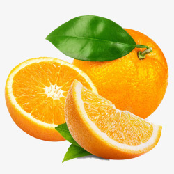 透明免扣叶子橘子食物甜品水果厨房用品素材
