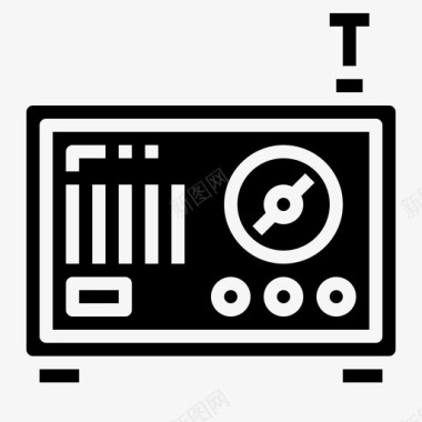 冲刺加油素材收音机收音机13加油图标