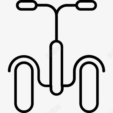 三轮车自行车小孩图标