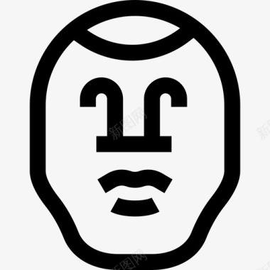 假面舞会博物馆110线性图标