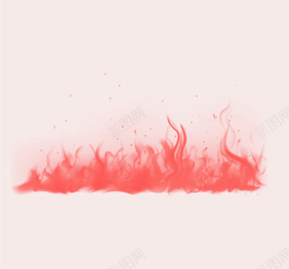 红色烟雾火焰花火觅51yuansucom设计火焰图标