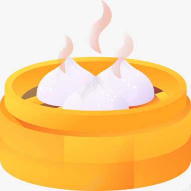 饺子素材饺子instagram亮点故事食品2颜色图标
