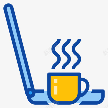 咖啡主题矢量咖啡杯在家工作100其他图标