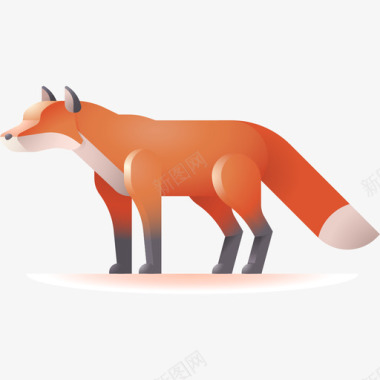 狡猾狐狸狐狸动物98彩色图标
