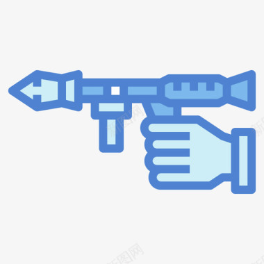 火箭筒武器14蓝色图标