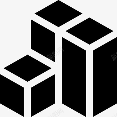 三维建模艺术设计31填充图标