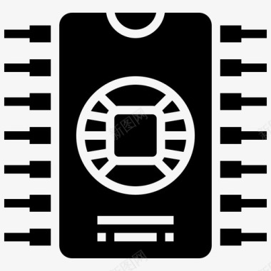 电路ic芯片电路计算机图标